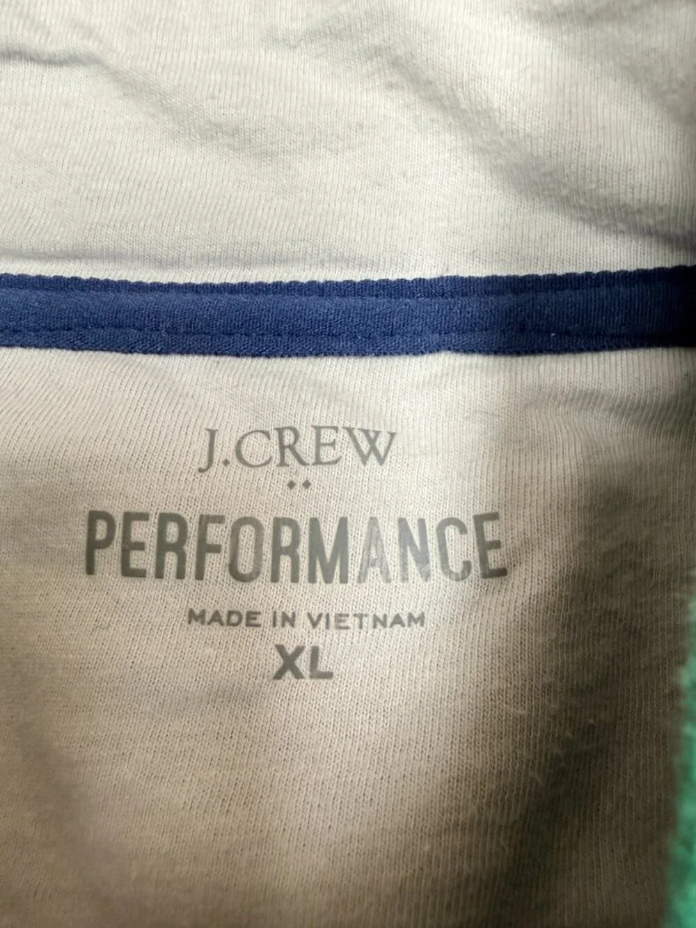 J. CREW Men's‎ EUC Performance Half-Zip Pullover Long Sleeve | Size XL